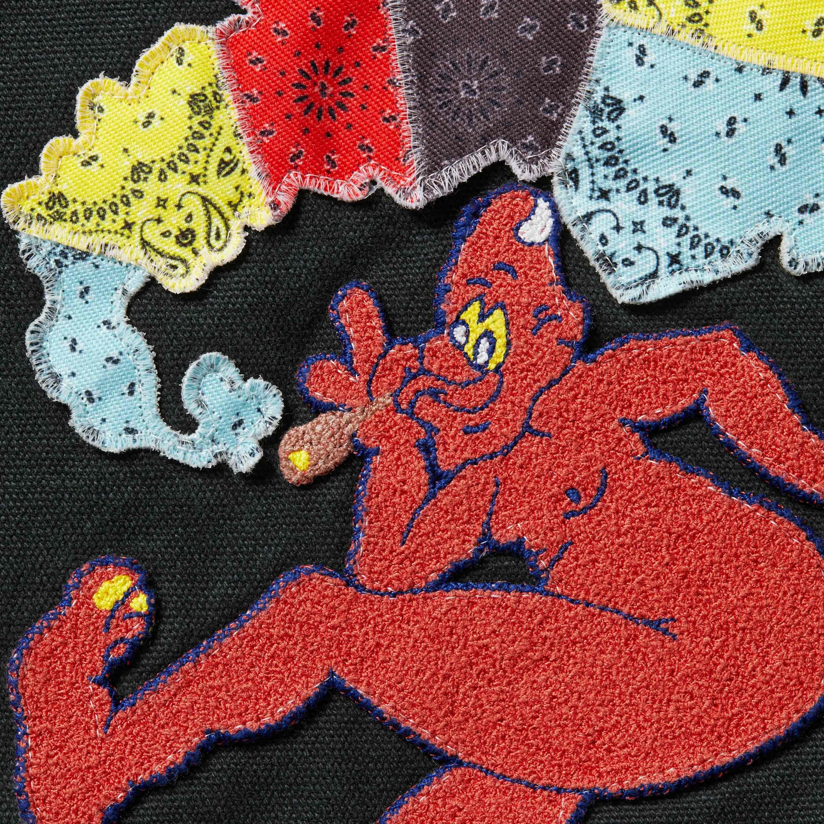 Patches Hooded Zip Up Shirt view 13